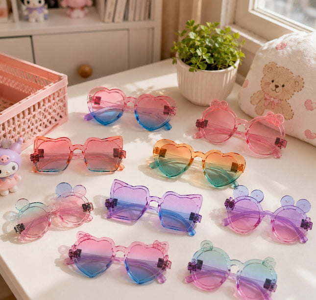 6 Lentes Moda Infantiles Figuras $11.5 c/u