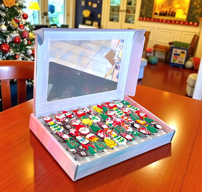 50 Anillos Navideños Con Luz $4.25 c/u