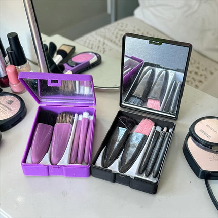 3 Sets de Brochas en Estuche de Colores $18 c/u