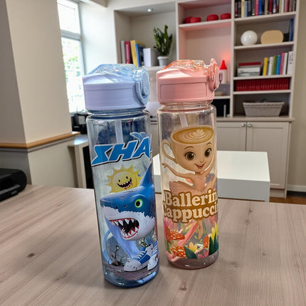 Botella para Agua Colores "Tralalero"