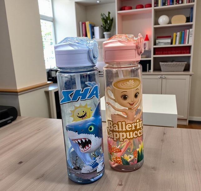 Botella para Agua Colores "Tralalero"