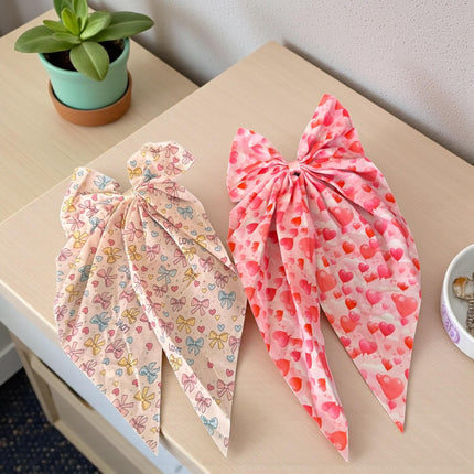 12 Moños Coquette "San Valentin" $9 c/u