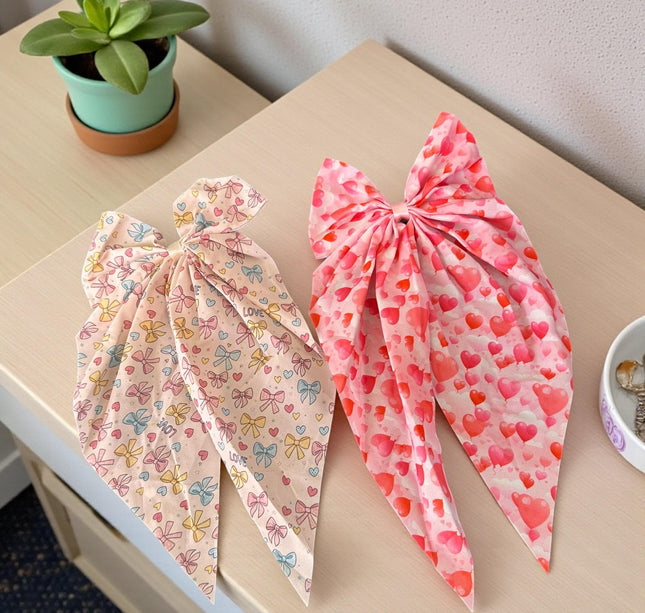 12 Moños Coquette "San Valentin" $9 c/u