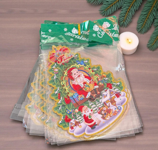 10 Santa decorativo colgante Navideño $6 c/u