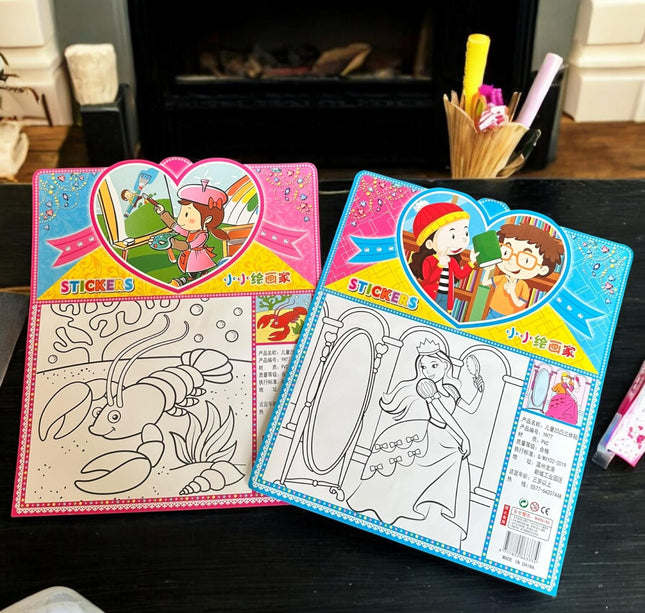 20 Planillas G Stickers con Pizarron $8 c/u