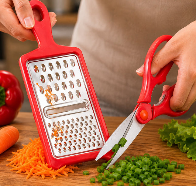 Exclusivo Tienda en linea 💥💎Set Cocina Rallador y Tijeras