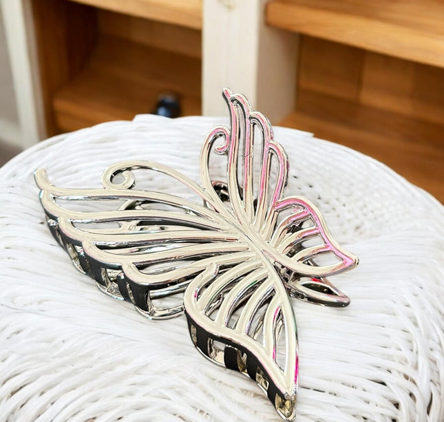 12 Pinzas Premium Mariposa Satinada $13 c/u