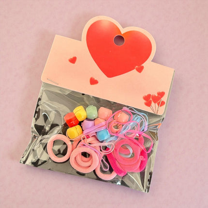 12 Sets de Accesorios para Cabello "Corazon" $5.9 c/u