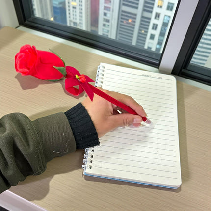 12 Lapiceros San Valentin Rosa con Luz $10.8 c/u