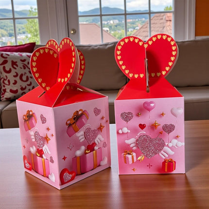 12 Cajita de Regalo Corazon "San Valentin" $3.9 c/u