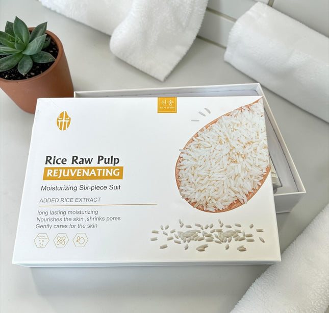 Kit de Skincare (Arroz/ Acido Hialuronico/ Vitamina C/ Acido Salicilico)