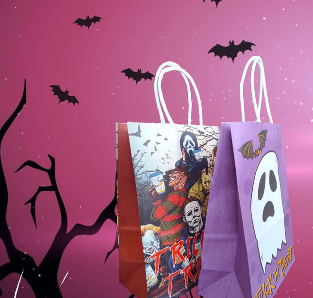 12 Bolsita para pedir dulces Halloween $4.2 c/u