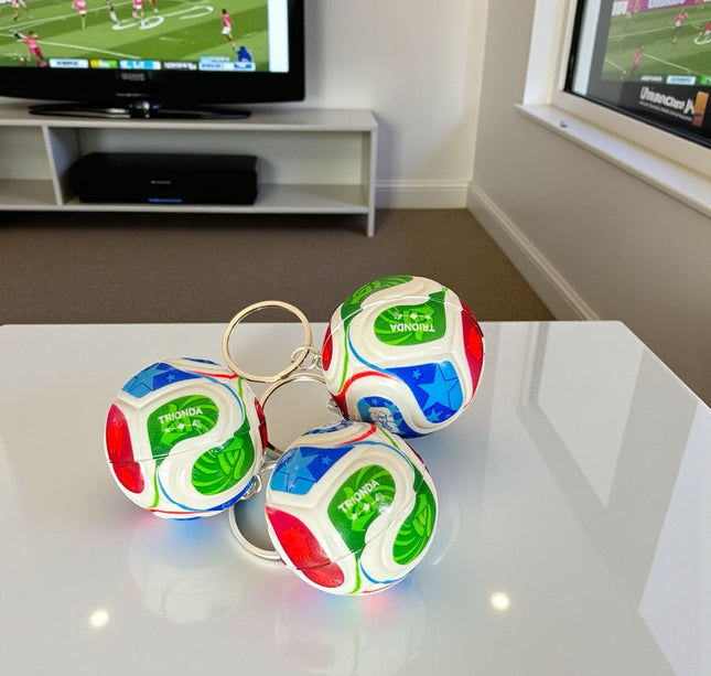 12 Llaveros Mundial Balón Squishies  $10 c/u