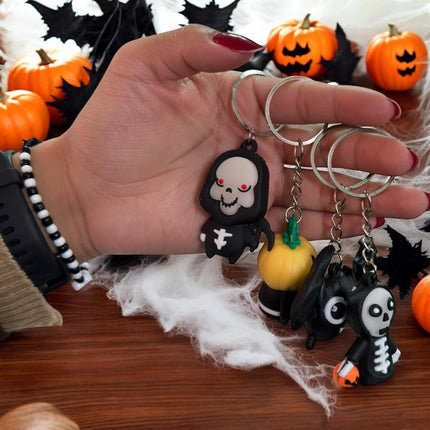 12 Llavero Halloween figuras 3D $5.6 c/u
