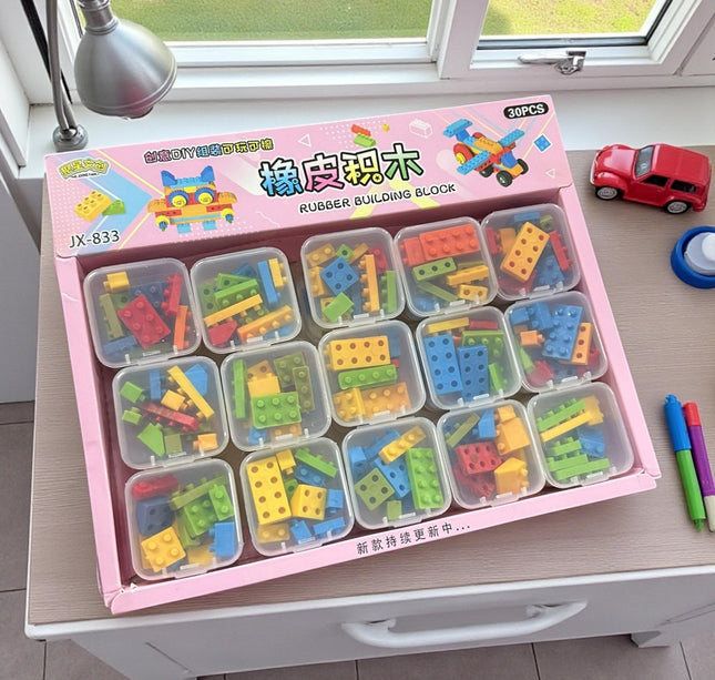 30 Cajitas de Bloques Tipo Legos CH $4.5 c/u