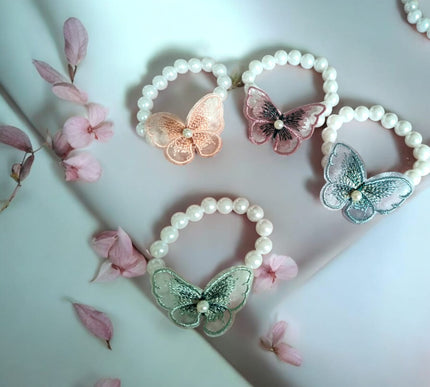 12 Pulseras con Mariposa $5.94 c/u