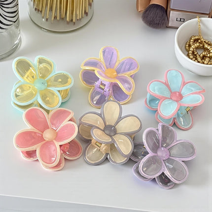 12 Pinzas Flores Bicolor Hermosas para Cabello $9.9 c/u