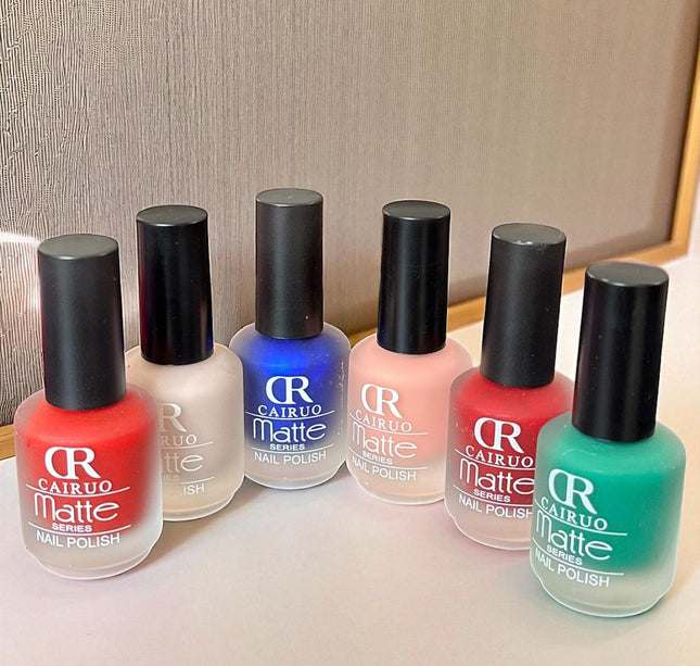 24 Esmaltes para uñas Matte "Cairuo" $12.9 c/u