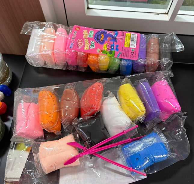 12 Fomi Moldeable de Colores $2.08 c/u