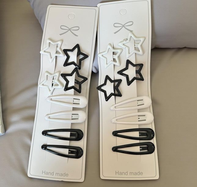 12 Sets de Estrellas/Cucas Pasadores para cabello $9 c/u