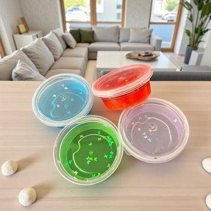 12 Slimes Colores en Botecito $4.5 c/u