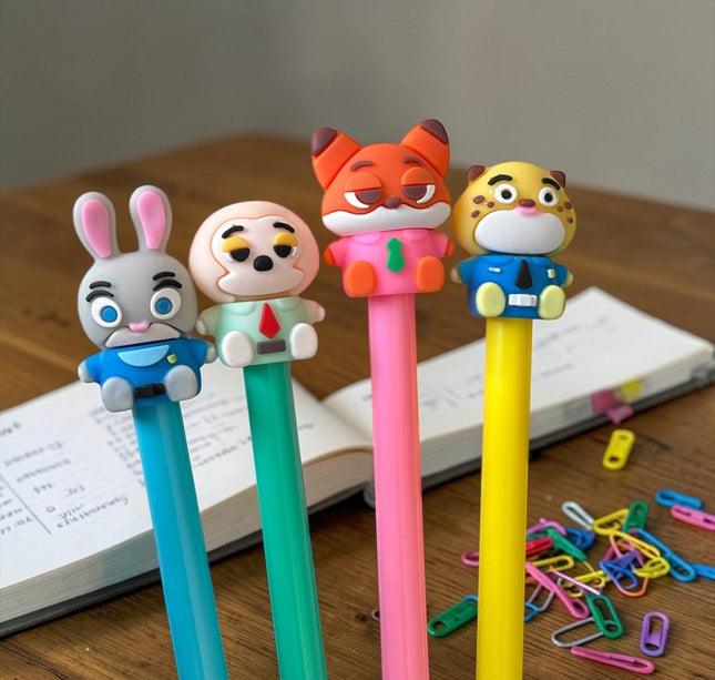 12 Lapiceros Zootopia Gel $5 c/u