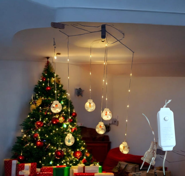 Luces Led colgantes Navideñas en forma de esfera