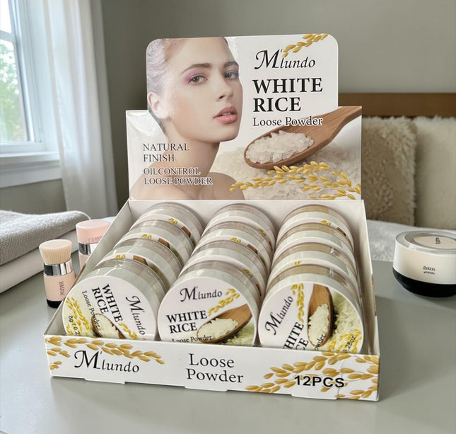 12 Polvos de Arroz para Maquillaje $22 c/u