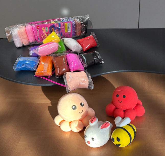 12 Foamy Moldeable de Colores $2.08 c/u