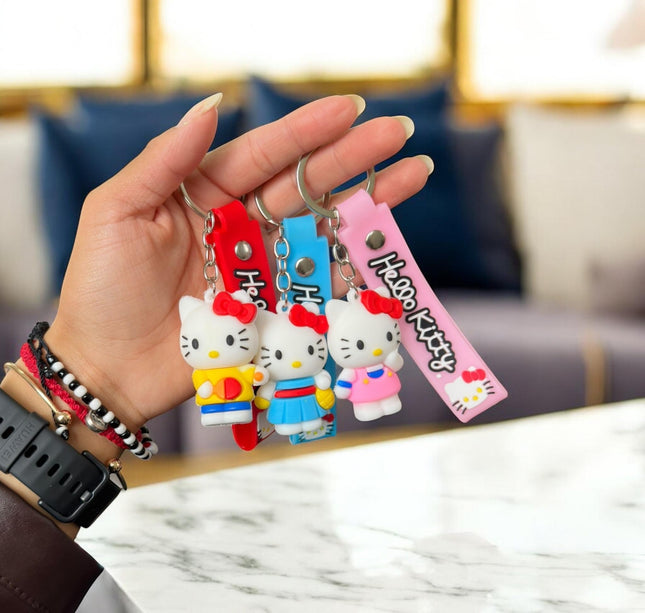 12 Llaveros Hello Kitty Cintas $6.8 c/u