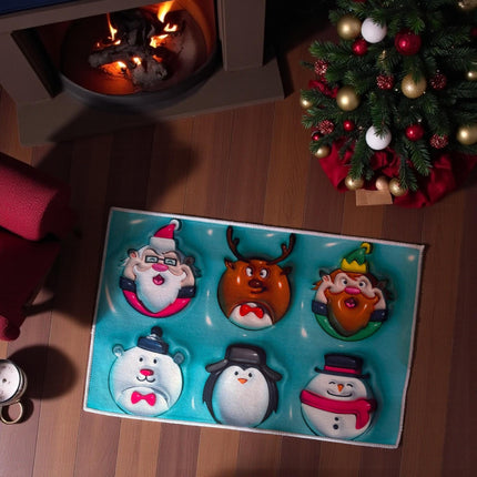 6 Tapete Navideño Estampados $29 c/u