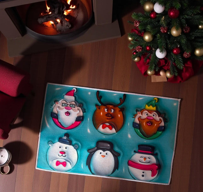 6 Tapete Navideño Estampados $29 c/u