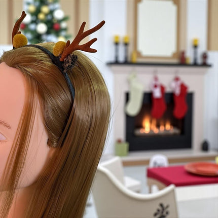 12 Diademas Navideñas Renito $7.5 c/u