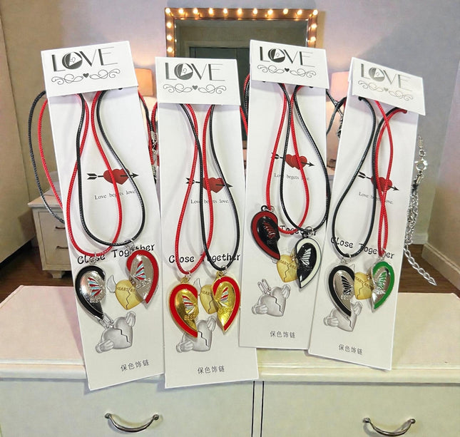 12 Sets de Collares "Love" Pareja $15 c/u