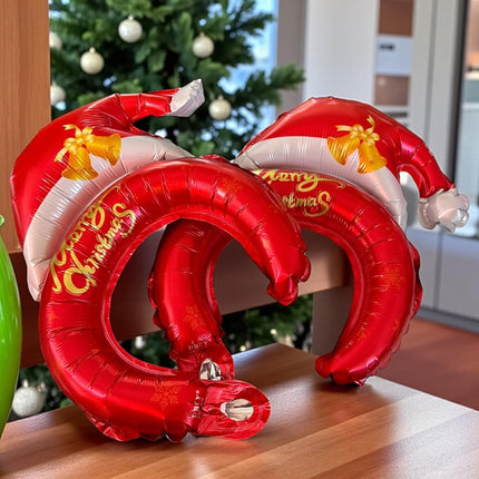 50 Globos ch Navideños "Merry Chirstmas" $1.9 c/u