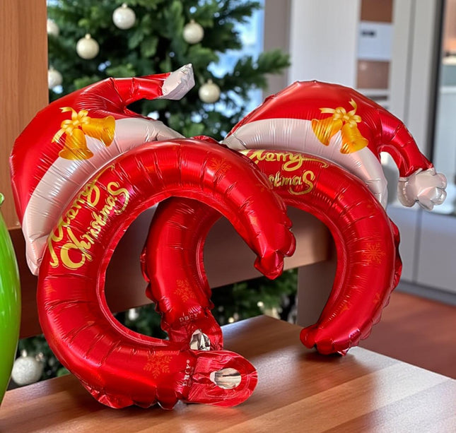 50 Globos ch Navideños "Merry Chirstmas" $1.9 c/u
