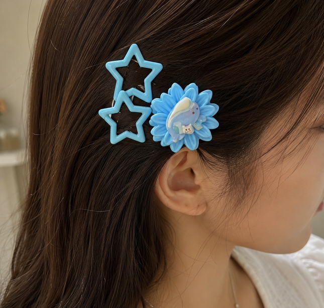 12 Sets de Cucas Estrella y Pinza "Mar"  $7.5 c/u