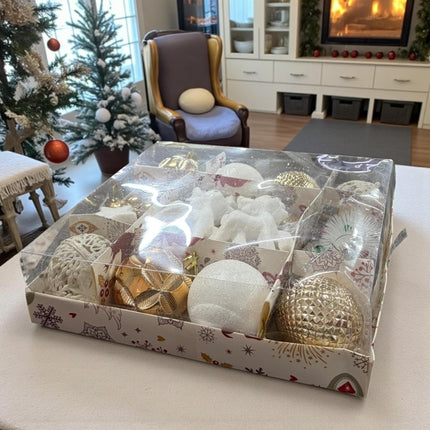 Set Navideño Esferas y Decoraciones Brillos