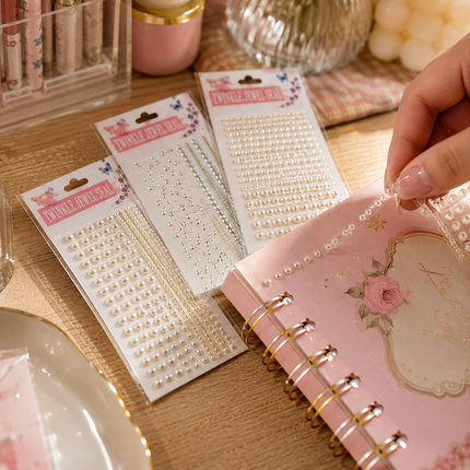 12 Planillas de Pedreria/Perlas para Decorar de Diferentes Tamaños $8.7 c/u