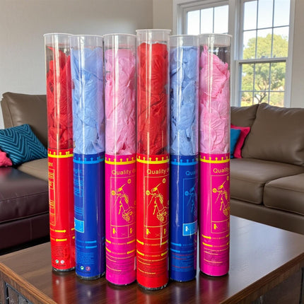 Bazuca con Petalos Rosas/Rojos/Azules San Valentin