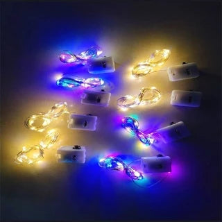 10 Tiras Led Decoración "luz de hadas" 1 m $7 c/u