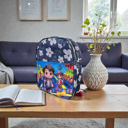 Mochila Infantil Estampada con Bolsa enfrente Niño/Niña 26cm*22cm*8cm
