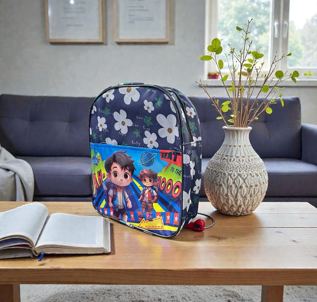 Mochila Infantil Estampada con Bolsa enfrente Niño/Niña 26cm*22cm*8cm
