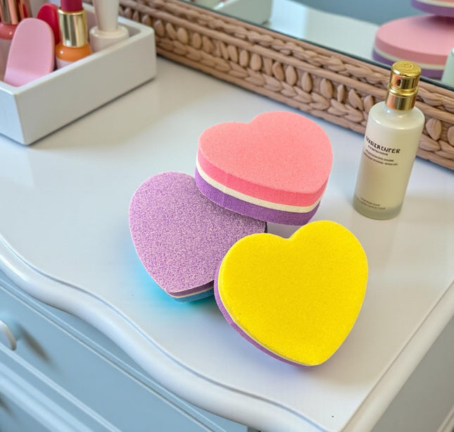 12 Sets 3 Limas Corazoncitos Colores $6.3 c/u