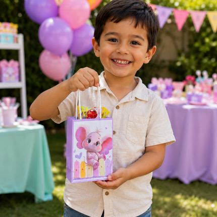 12 Bolsas Mascotas Papel Chicas para Regalo $5.15 c/u