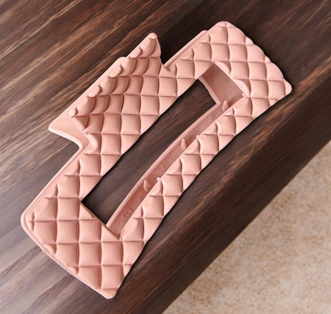 12 Pinzas Matte Rectagular Colores $11 c/u