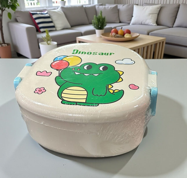 Exclusivo Tienda en linea 💥💎Lonchera Dos Niveles Infantil con Estampado y Cuchara incluida