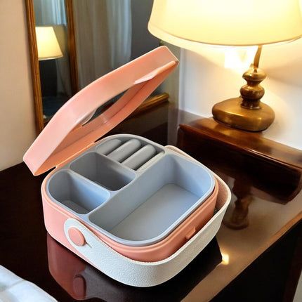 Joyero Plastico con Espejo