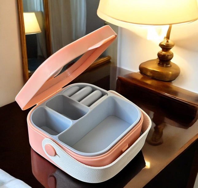 Joyero Plastico con Espejo