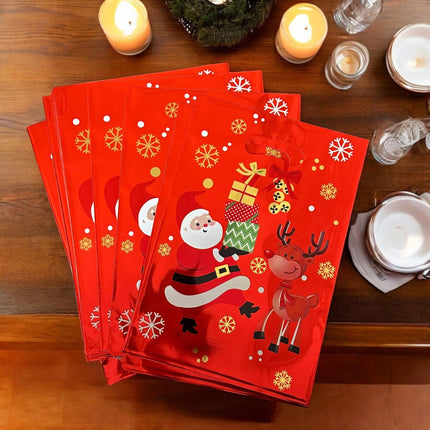 10 Bolsas/Dulceros Navidad $1.9 c/u